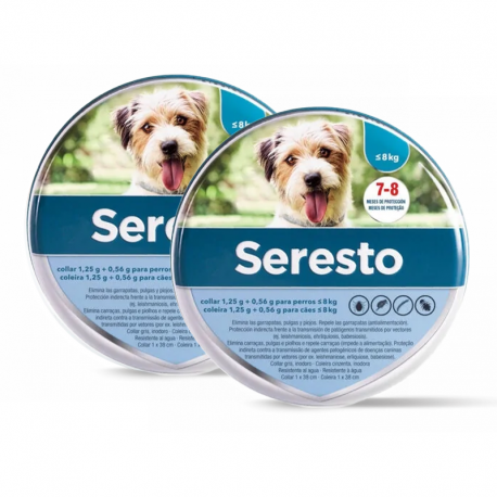 Seresto Coleira Antiparasitária Para Cão Pack 2 x 38 cm