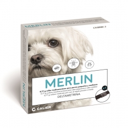 Calier Collar Antiparasitario Merlin para Perros Medianos y Pequeños