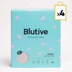 Areia de aglomeração Blutive® para gatos aroma Marsella 6L