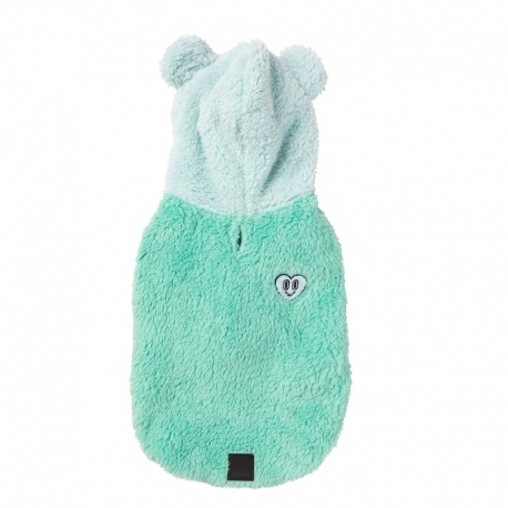 FuzzYard Sudadera con Capucha para Perros Color Turquesa