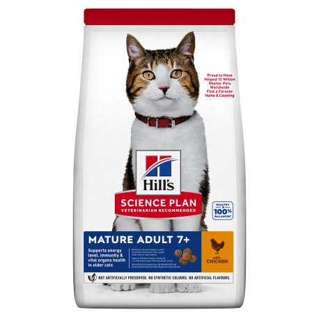 Hills-SP Feline Mature 7+ con Pollo (1)