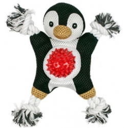 Pawise Pingüino de Navidad con Pelota Juguete para Perros
