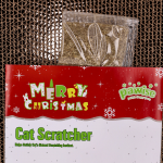Pawise Rascador para Gatos con Forma de Bastón de Caramelo Navidad