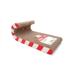 Pawise Rascador para Gatos con Forma de Bastón de Caramelo Navidad