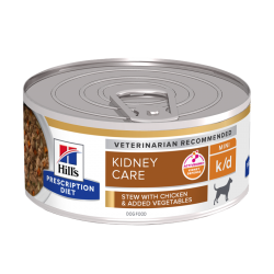 Hills Prescription Diet Kidney Care k/d lata para perros de pollo estofado y verduras