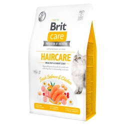 Brit care cat haircare healthy shiny coat pienso para gatos