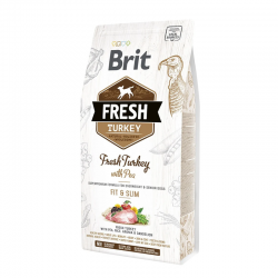 Brit fresh light fit & slim pavo guisantes pienso para perros