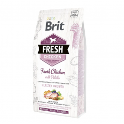 Brit fresh puppy healthy growth pollo patata pienso para perros