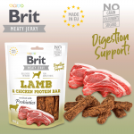 Brit jerky snackprotein bar cordero premios para perro