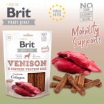 Brit jerky snack protein bar venado premios para perro