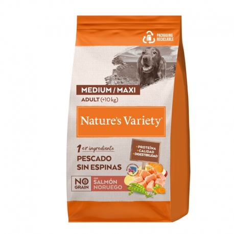 Natures Variety Original No Grain para perros adultos con Salmón