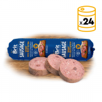 Brit sausage con ternera y pescado sport formula latas para perro
