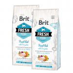 Brit fresh adult large muscles joints pescado calabaza pienso para perros