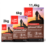 Orijen Regional Red pienso para perro adulto sin cereales grain free