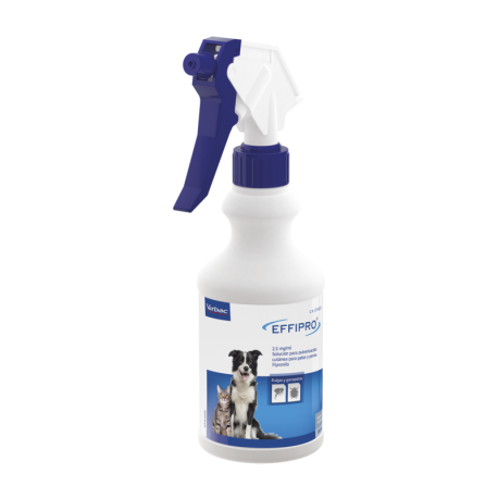 Virbac Effipro Spray Antiparasitário para cães e gatos 500 ml