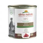 Almo Nature HCF Natural Comida Húmeda con Caldo para Perros con Ternera