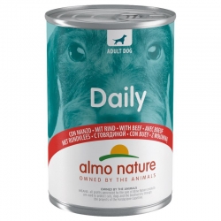 Almo Nature Daily Comida Húmeda para Perros con Vacuno