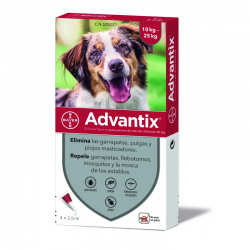 Advantix 10-25 KG Pipetas Triple Protección (6)