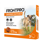 Frontpro Antiparasitario Masticable Para Perros 3 Comp.