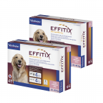 Effitix Antiparasitário Pack 2 unidades (8 Pipetas) para Cães Grandes (20-40kg).