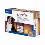 Effitix Antiparasitário Pack 2 unidades (8 Pipetas) para Cães Gigantes (40-60kg).