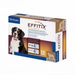 Effitix Antiparasitário Pack 3 unidades (12 Pipetas) para Cães Gigantes (40-60kg).