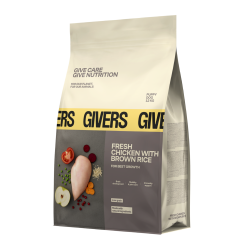 Givers Pienso Natural Para Cachorros con Pollo y Arroz Integral