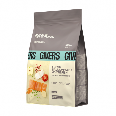 Givers Pienso Natural Para Perros de Razas Mini con Salmón