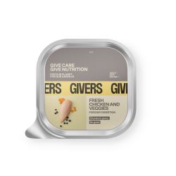 Givers Comida Húmeda Natural Para Perros con Pollo y Vegetales