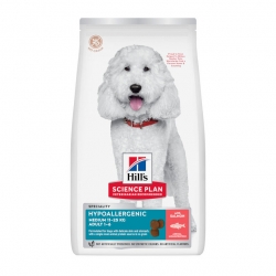 Hills Science Plan Hypoallergenic Medium Pienso Para Perros con Salmón