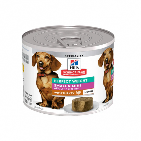 Hills Science Plan Small & Mini Perfect Weight Comida Húmeda Para Perros Pequeños con Pavo