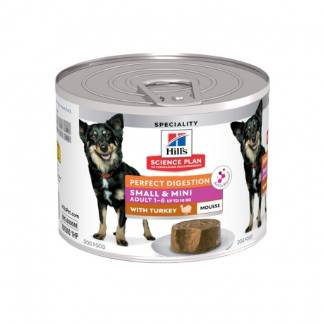 Hills Science Plan Small & Mini Perfect Digestion Comida Húmeda Para Perros Pequeños con Pavo