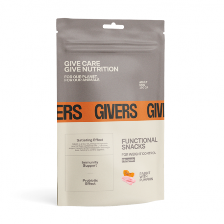 Givers Weight Control Snack Natural Para Perros con Cordero y Guisantes