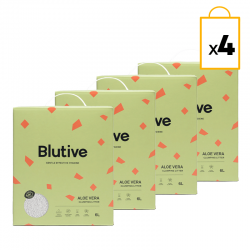 Areia de aglomeração Blutive® para gatos aroma Marsella 6L