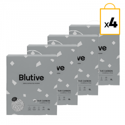 Areia de aglomeração Blutive® para gatos aroma Carbón Activo 6L