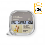 Givers Comida Húmeda Natural Para Perros con Bacalao, Pollo y Vegetales