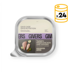 Givers Comida Húmeda Natural Para Cachorros con Pavo, Pollo y Vegetales