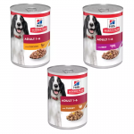 Hills Science Plan Adult Multipack Comida Húmeda para Perros Pollo, Pavo y Ternera