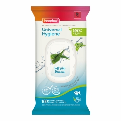 Beaphar Universal Hygiene Toallitas Húmedas para Perros y Gatos