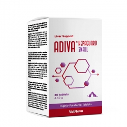 Vetnova Adiva Hepaguard Small Función Hepática para Perros Pequeños y Gatos