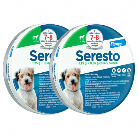 Seresto Coleira Antiparasitária Para Cão Pack 2 x 38 cm