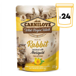 Carnilove Cat Kitten Pouch sabor Conejo