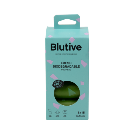 Blutive Bolsas Higiénicas Biodegradables Para Perro Aroma Fresh