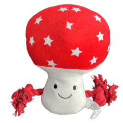 Max Dog Champiñón Navideño Peluche para Perros