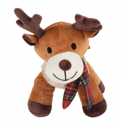 Pawise Peluche para Perros Alce con Bufanda Navidad