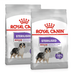 Saco Frontal - Royal Canin Médio Adulto Esterilizado ração para cães médios esterilizados