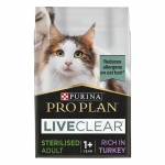 Pro Plan LiveClear Sterilised Adult Pienso para Gatos Esterilizados con Pavo