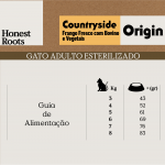 Honest Roots Origin Countryside Pienso Natural Para Gatos Esterilizados con Pollo y Vacuno