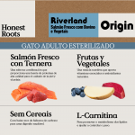 Honest Roots Origin Riverland Pienso Natural Para Gatos Esterilizados con Salmón y Vacuno